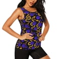 thumbnail image 1 of Uemuo Golden Snake And Purple Rose Pattern Workout Tank Tops for Women Breathable Moisture-wicking tank top Sleeveless Running Loose Fit Yoga Tops Active Shirts Sports Gym Exercise, 1 of 9