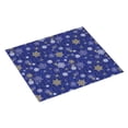 thumbnail image 1 of Uemuo Golden Snowflakes Royal Blue Pattern Dish Drying Mat,16*18 inch Absorbent Dish Drainer Kitchen Counter,Large Size Dish Drying Pad for Countertops,Sinks,Draining Racks, 1 of 6