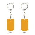 thumbnail image 1 of Uemuo Goldenrod Pattern Rectangular Metal Keychain - Durable, Stylish, and Personalized Key Ring for Men and Women,Engraved Keychain,Gift Slim Sturdy Keychain, 1 of 7