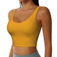 thumbnail image 1 of Uemuo Goldenrod Pattern Women's Sports Bra - High Impact Support, Breathable, and Comfortable Athletic Bra for Running, Yoga, and Workouts, 1 of 9