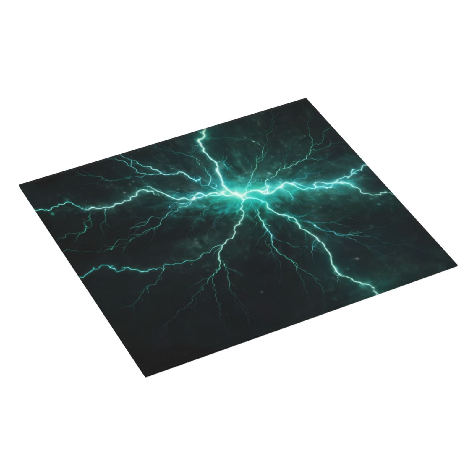 Uemuo Green Lightning Flash Pattern Dish Drying Mat,16*18 inch ...
