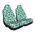 thumbnail image 1 of Uemuo Green Sea Turtle Pattern Car Seat Covers for Front Seats Waterproof Seat Covers for Cars, Universal Auto Front Seats Protector Fits for Car-2 PCS, 1 of 6