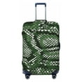 thumbnail image 1 of Uemuo Green Snakeskin Printed Washable Luggage Cover - Fashion Suitcase Protector Fits 18-32 Inch Luggage -X-Large, 1 of 9