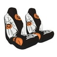 thumbnail image 1 of Uemuo Halloween Ghosts And Pumpkins Pattern Car Seat Covers for Front Seats Waterproof Seat Covers for Cars, Universal Auto Front Seats Protector Fits for Car-2 PCS, 1 of 6