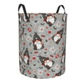 thumbnail image 1 of Uemuo Halloween Gnome Pattern Circular Laundry Hamper Basket with handles,Collapsible laundry basket,Large capacity laundry hamper,Laundry Organizer-Small, 1 of 8