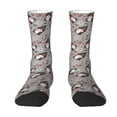 thumbnail image 1 of Uemuo Halloween Gnome Pattern Women's Crew Socks, Soft Durable Breathable Moisture-Wicking with Odor Control Cotton socks, 1 of 9