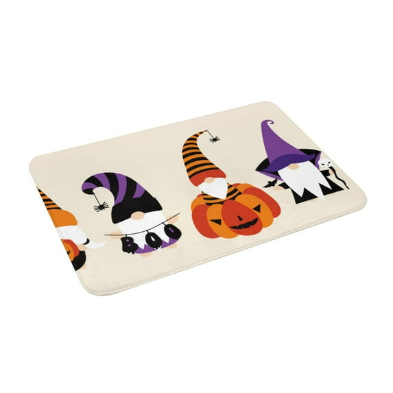Uemuo Halloween Gnomes1 Printed Door Mat Indoor Doormat 16"x24",Front Back Door Mats Non Slip Entrance Rugs,Inside Doormats for Entryway