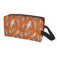 thumbnail image 1 of Uemuo Halloween Mummy Pattern Portable Toiletry Bags with Handle, Waterproof travel Make up Bags for Women, Large Capacity Travel Cosmetic Bags, 1 of 9