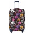thumbnail image 1 of Uemuo Halloween Skeleton Printed Washable Luggage Cover - Fashion Suitcase Protector Fits 18-32 Inch Luggage -X-Large, 1 of 9