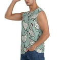 thumbnail image 1 of Uemuo Hand Drawn Chickens Pattern Men's Sleeveless T-Shirt,Muscle Athletic Tank Top, Moisture-wicking Quick-dry Breathable Classic Tee Top for Gym Run Outdoor Sports-Medium, 1 of 8