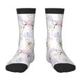 thumbnail image 1 of Uemuo Hand Drawn Rabbit Printed Kids Boys Socks Seamless Crew Socks Crazy Funny Athletic Sport Socks for Children, 1 of 6