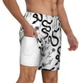 thumbnail image 1 of Uemuo Hand Drawn Snake Pattern Mens Swim Trunks Quick Dry Board Shorts with Mesh Lining, Stretch Beach Shorts Quick Dry No-Chafing Board Shorts-Medium, 1 of 9
