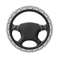 thumbnail image 1 of Uemuo Hand Drawn Snake Printed Car Elastic Steering Wheel Cover - Universal Car Accessory for Diverse Cars Anti-Slip, and Comfortable- 15", 1 of 8