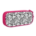 thumbnail image 1 of Uemuo Hand Drawn Snake Printed Pencil Pen Case, Portable Pencil Pouch with Zipper, Compact Stationery Bag Makeup Bag, Pencil Bag for Home Office, 1 of 1