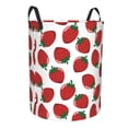 thumbnail image 1 of Uemuo Hand Drawn Strawberry Pattern Circular Laundry Hamper Basket with handles,Collapsible laundry basket,Large capacity laundry hamper,Laundry Organizer-Small, 1 of 8