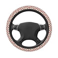 thumbnail image 1 of Uemuo Hand Drawn Strawberry Printed Car Elastic Steering Wheel Cover - Universal Car Accessory for Diverse Cars Anti-Slip, and Comfortable- 15", 1 of 8