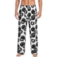 thumbnail image 1 of Uemuo Hand Drawn Tomatoes Pattern Men's Wide Leg Palazzo Lounge Pants with Pockets Light Weight Loose Comfy Casual Pajama Pants-XX-Large, 1 of 9