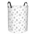 thumbnail image 1 of Uemuo Hand Drawn Turtle Pattern Circular Laundry Hamper Basket with handles,Collapsible laundry basket,Large capacity laundry hamper,Laundry Organizer-, 1 of 8