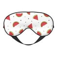 thumbnail image 1 of Uemuo Hand Drawn Watermelon Pattern Sleep Eye Mask - Light Blocking Sleep Mask Blocking Out Light Perfectly, Soft and Comfortable Night Eye Mask, Eye Blinder, 1 of 7