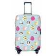 thumbnail image 1 of Uemuo Happy Easter Printed Washable Luggage Cover - Fashion Suitcase Protector Fits 18-32 Inch Luggage -X-Large, 1 of 9