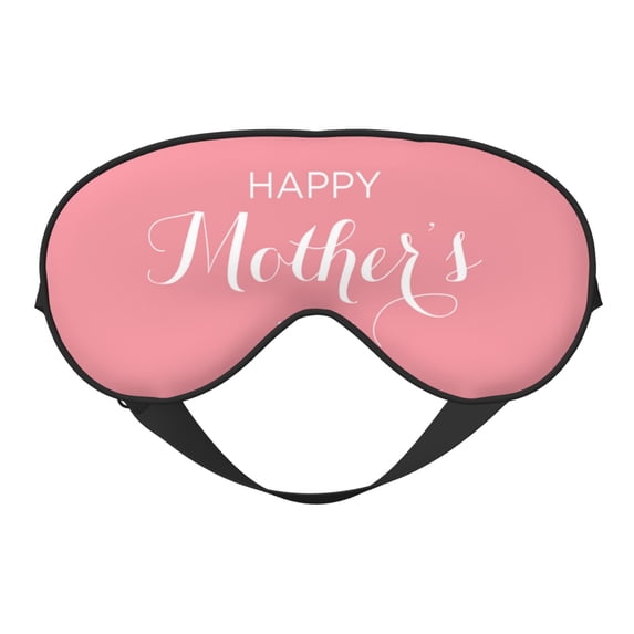 Uemuo Happy Mother's Day Pattern Sleep Eye Mask - Light Blocking Sleep Mask Blocking Out Light Perfectly, Soft and Comfortable Night Eye Mask, Eye Blinder