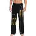 thumbnail image 1 of Uemuo Happy New Year 2024 (2) Pattern Men's Wide Leg Palazzo Lounge Pants with Pockets Light Weight Loose Comfy Casual Pajama Pants-Small, 1 of 9