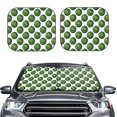 thumbnail image 1 of Uemuo Happy Watermelon Printed 2 PCS Car Windshield Sun Shade, Auto Sun Heat and UV Rays Blocker, Foldable Automotive Front Window Sunshade Protector, 1 of 7