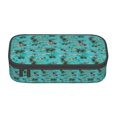 thumbnail image 1 of Uemuo Hawaii Palms Printed Large Pencil Case, Big Capacity Pencil Pouch Stationery Pen Bag, Storage High Capacity Bag Pouch Holder Box Organizer, Marker Pen Case, 1 of 9