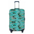 thumbnail image 1 of Uemuo Hawaii Palms Printed Washable Luggage Cover - Fashion Suitcase Protector Fits 18-32 Inch Luggage -Small, 1 of 9