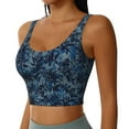 thumbnail image 1 of Uemuo Hawaiian Style Pattern Women's Sports Bra - High Impact Support, Breathable, and Comfortable Athletic Bra for Running, Yoga, and Workouts, 1 of 9