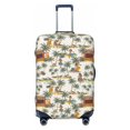 thumbnail image 1 of Uemuo Hawaiian Style Printed Washable Luggage Cover - Fashion Suitcase Protector Fits 18-32 Inch Luggage -Small, 1 of 9