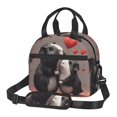 thumbnail image 1 of Uemuo Heart Guinea Pig Couple Printed Lunch Bag Lunch Box Reusable Insulated Lunch Tote Bag, Leakproof Thermal Cooler Sack Food Handbags Case High Capacity, 1 of 5