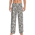 thumbnail image 1 of Uemuo Heart Leopard Pattern Men's Wide Leg Palazzo Lounge Pants with Pockets Light Weight Loose Comfy Casual Pajama Pants-Medium, 1 of 9