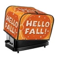 thumbnail image 1 of Uemuo Hello Fall 1 Print Toaster Cover 4 Slice, Small Kitchen Appliance Covers, Toaster Oven Cover with Loop, Bread Machine Cover Dust Cover Protection, 1 of 7