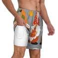 thumbnail image 1 of Uemuo Hello Fall Gnomes Pattern Mens Swim Trunks Quick Dry Board Shorts with Mesh Lining, Stretch Beach Shorts Quick Dry No-Chafing Board Shorts-3X-Large, 1 of 9