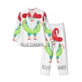 thumbnail image 1 of Uemuo Hello Summer Gnome 2 Pattern 2-Piece Loungewear Set - Men’s Soft Sleepwear, Cozy Winter PJs, Comfy Sleep Set-Large, 1 of 7