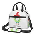 thumbnail image 1 of Uemuo Hello Summer Gnome 2 Printed Lunch Bag Lunch Box Reusable Insulated Lunch Tote Bag, Leakproof Thermal Cooler Sack Food Handbags Case High Capacity, 1 of 5