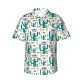 thumbnail image 1 of Uemuo Hello Summer Printed Regular Fit Short Sleeve Casual Hawaiian Shirt for Men,Aloha shirt,Tropical shirt,Floral print shirt,Vacation Beach shirt-X-Large, 1 of 9