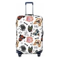 thumbnail image 1 of Uemuo Hip Hop Dog Printed Washable Luggage Cover - Fashion Suitcase Protector Fits 18-32 Inch Luggage -X-Large, 1 of 9