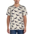 thumbnail image 1 of Uemuo Horse Print Mens Polo Shirts Baseball T-shirt Performance Short Sleeve Golf Shirt Moisture Wicking Athletic Casual Collared T-Shirt-Medium, 1 of 7