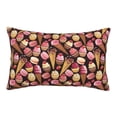 thumbnail image 1 of Uemuo Ice Cream Cake Print Throw Pillow Case – Cozy & Soft Cushion Cover, Hypoallergenic Pillow Case for Sleeping, Perfect for Women with Envelope Closure-20"x30", 1 of 6