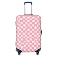 thumbnail image 1 of Uemuo Irregular Plaid Printed Washable Luggage Cover - Fashion Suitcase Protector Fits 18-32 Inch Luggage -X-Large, 1 of 9
