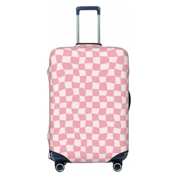 Uemuo Irregular Plaid Printed Washable Luggage Cover - Fashion Suitcase Protector Fits 18-32 Inch Luggage -X-Large