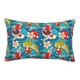 thumbnail image 1 of Uemuo Japanese Koi Print Throw Pillow Case – Cozy & Soft Cushion Cover, Hypoallergenic Pillow Case for Sleeping, Perfect for Women with Envelope Closure-16"x24", 1 of 6