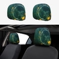 thumbnail image 1 of Uemuo Jelly Fish Printed 2 PCS Car All-Inclusive Headrest Cover, Headrest Protector, Soft Elastic Breathable Seat Headrest Anti-Dirty Cover Headrest Cover Protector, 1 of 6