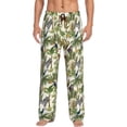 thumbnail image 1 of Uemuo Jungle Animals Pattern Men's Wide Leg Palazzo Lounge Pants with Pockets Light Weight Loose Comfy Casual Pajama Pants-XX-Large, 1 of 9