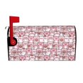 thumbnail image 1 of Uemuo Kawaii Pig Pattern Mailbox Covers Magnetic Standard Mailbox Covers Holiday Mailbox Wraps for Christmas Garden Yard Home Outdoor Decor-25.5x21 in, 1 of 8