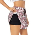 thumbnail image 1 of Uemuo Kawaii Pig Pattern Women's Athletic Shorts High Waisted Running Shorts with Liner Pockets Gym Elastic Workout Shorts-XX-Large, 1 of 9