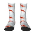 thumbnail image 1 of Uemuo Koi Fish Corals,Spring Summer Pattern Women's Crew Socks, Soft Durable Breathable Moisture-Wicking with Odor Control Cotton socks, 1 of 9