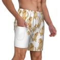 thumbnail image 1 of Uemuo Labrador Retriever Dog Pattern Mens Swim Trunks Quick Dry Board Shorts with Mesh Lining, Stretch Beach Shorts Quick Dry No-Chafing Board Shorts-X-Large, 1 of 9